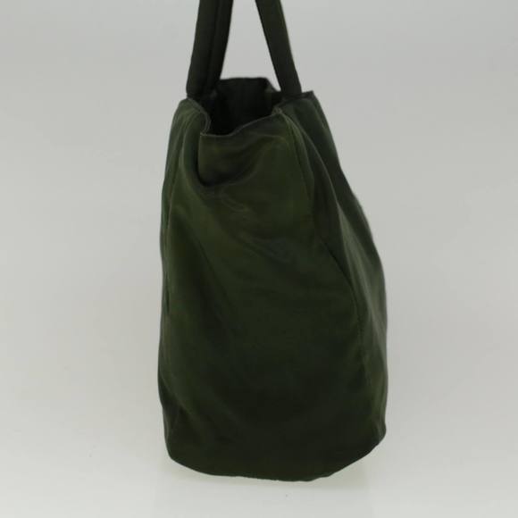 PRADA Hand Bag Nylon Green Auth cl802 - Picture 4 of 16